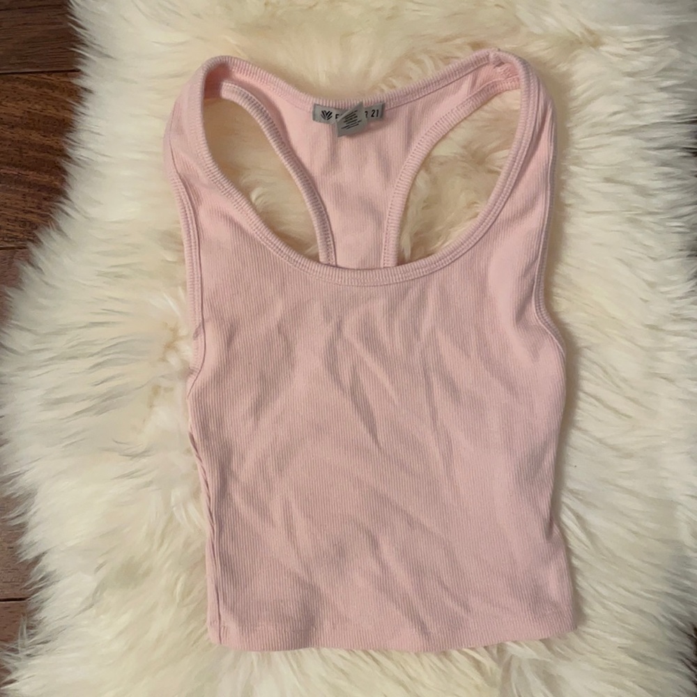 Cropped workout tank